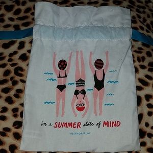 In a summer state of mind makeup bag